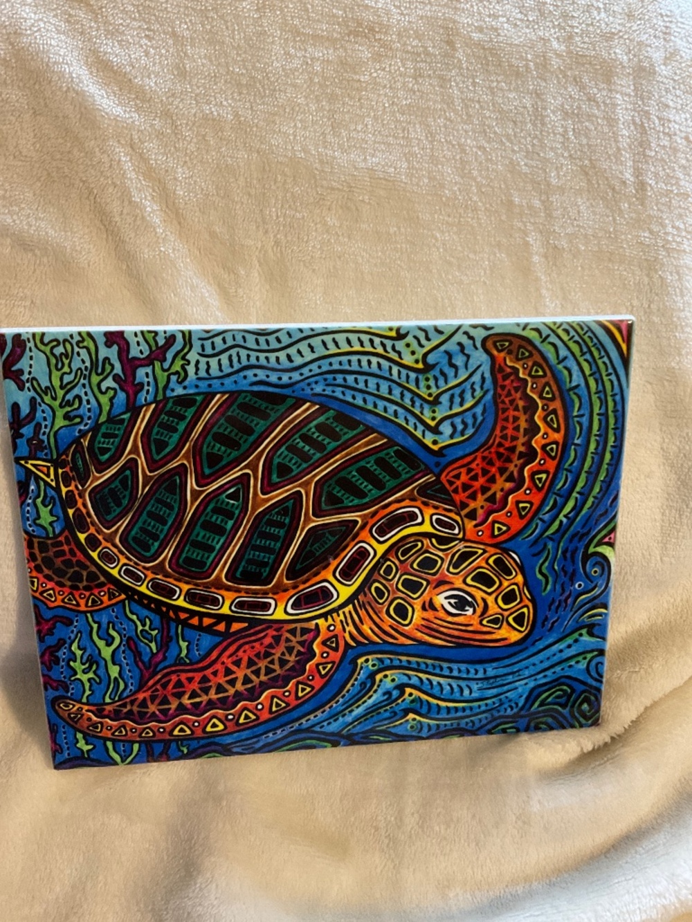 Decorative Sea Turtle Tile